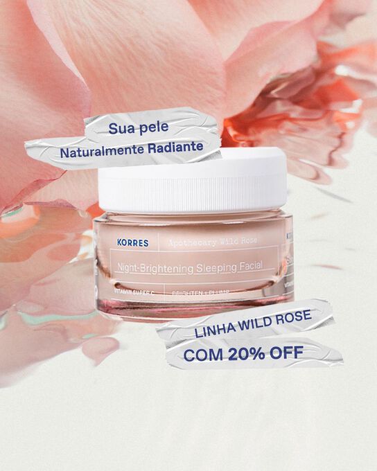 Creme Facial de Clareamento Korres Wild Rose